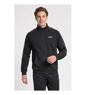 Hummel Sameer Fermuarlı Siyah Erkek Sweatshirt 922578-2001