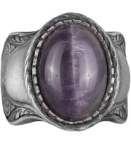 Doğal Taş Yüzük, 925 Ayar Gümüş Yüzük, Amethyst