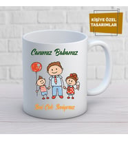Baba özel tasarım kupa bardak
