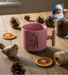 Kişiye Özel Karikatürlü Cute But Capricorn Oğlak Burcu T Pastel Kupa Doğum Günü Hediyesi
