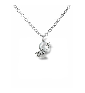 Uluyan Kurt ve Ay Yıldız Figürlü Kolye – Gümüş Renk Unisex Metal Takı