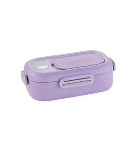 VAGONLIFE BL2106 PASLANMAZ ÇELİK YEMEK KABI - LUNCH BOX 2 BÖLMELİ 550 ML LİLA