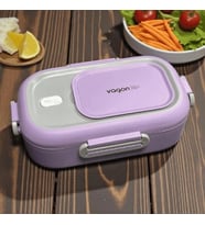 VAGONLIFE BL2106 PASLANMAZ ÇELİK YEMEK KABI - LUNCH BOX 2 BÖLMELİ 550 ML LİLA