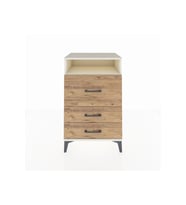 Hyperion Komodin Tek Raflı 3 Çekmeceli 60x44x96 Aytaşı-Çam