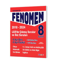FENOMEN 8.SINIF LGS’DE ÇIKMIŞ SORULAR VE İKİZ SORULARI SETİ (6 KİTAP)