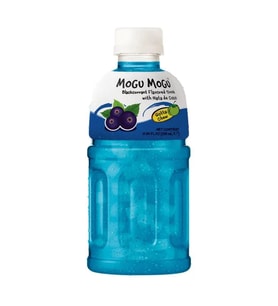 Mogu Mogu Blackcurrant Flavored Drink with Nata de Coco 320ml 