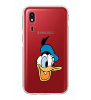 Samsung Galaxy A2 Core  Kamera Korumalı  Kapak Donald Duck Tasarımlı  Şeffaf Kılıf