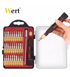 WERT 2254 Elektronikçi Tornavida Bits Uç Seti (32 Parça) (Karışık)