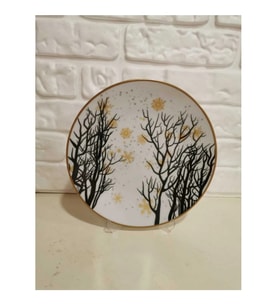 KONYAX PASTA TABAĞI SET PORSELEN 6 KİŞİLİK GİALLO