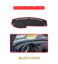 MERCEDES W202 1993-2000TORPİDO KORUMA HALISI KIRMIZI KENAR