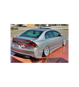 HONDA CİVİC FD6 Uyumlu ARKA TAMPON EKİ KARLIK FİBERGLASS BOYASIZ