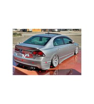 HONDA CİVİC FD6 Uyumlu ARKA TAMPON EKİ KARLIK FİBERGLASS BOYASIZ