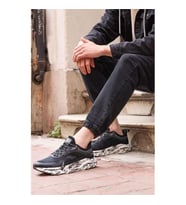 Jump 30342 Phlon Hafif Taban Bağcıklı Erkek Sneaker Günlük Spor Ayakkabı SİYAH