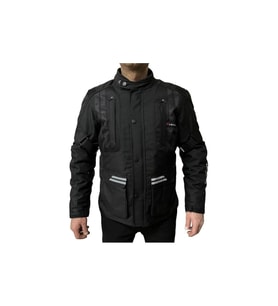 Motosiklet Montu Tourex 4 Mevsim CE Sertifikalı Long Touring Motorcu Mont Siyah