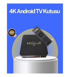 Mey İthalat® Akıllı Android TV Box – 4K Çözünürlük, 2GB RAM, 16GB Depolama, Hızlı Wi-Fi