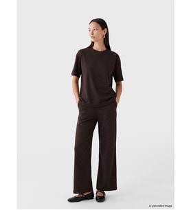 LCW Modest Kahverengi Soft Touch Taşlı Kadın Eşofman Altı