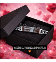 Çelik Bileklik Erkek veya Kadın ASLA PASLANMAZ- KİŞİYE ÖZELDİR