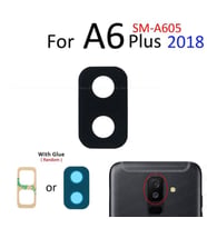 Tkgz Samsung Galaxy A6 PLUS Arka Kamera Camı Lens Yapışkanlı