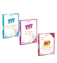 Üç Dört Beş TYT Matematik ile Türkçe ve AYT Edebiyat Soru Bankası 3 Kitap Set