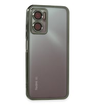 Redmi 10 5G Kılıf Lensli Silikon - Yeşil