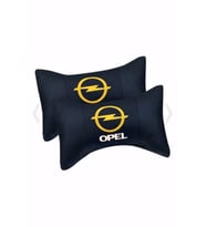 Opel İnsignia koltuk koltuk kılıf uyumlu yastık - araç logo ve marka nakışlı 2li set