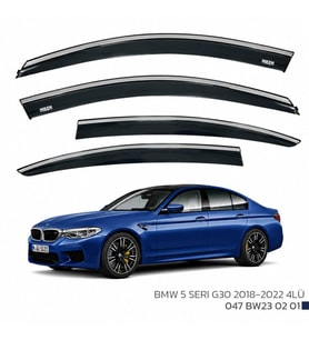 Bmw 5 Serisi G30 Cam Rüzgarlığı Kromlu 2018-2022 Arası Uyumlu