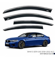 Bmw 5 Serisi G30 Cam Rüzgarlığı Kromlu 2018-2022 Arası Uyumlu