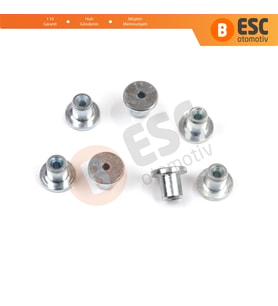 ECR019 Cam Kriko Kablo Halat Uç Pimi Tutma Perçini 8x6.7/1.7 mm mm 100 Adet