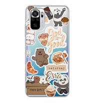 Xiaomi Good Stickers Tasarımlı Şeffaf Telefon Kılıfı
