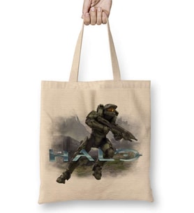 Halo Master Chief Bez Çanta Uzun Saplı