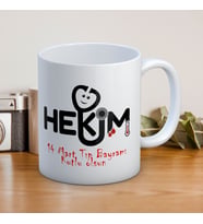 14 Mart Tıp Bayramı Hekim Baskılı Kupa Bardak