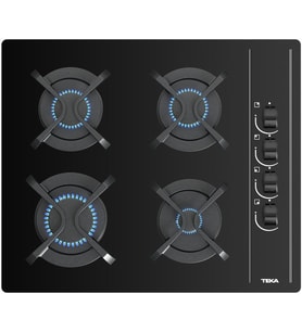 TEKA GBC 64002 KBC BK (E4) 60 Cm Gazlı Siyah Ankastre Cam Ocak 112580045