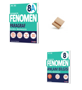 Fenomen LGS 8. Sınıf 2027 A Serisi Paragraf ve Anlam Bilgisi Soru Bankası + Telefon Standı