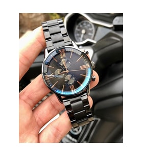 Özel Edition Siyah Model Premium Unisex Metal Kol Saat Avantajlı Kampanyalı İndirimli Erkeğe Babaya Kardeşe Kuzene Nişanlıya Sözlüye Sevgiliye Hediyelik Casual Günlük ve Spor Kullanımına Uygundur Özel Kutusunda