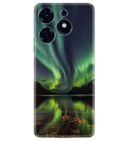 Tecno Spark 10 Pro Kılıf Resimli Desenli Baskılı Silikon Kuzey Işıkları 1327