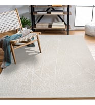 Makine Kaymaz Yıkanabilir Krem Modern Triko Salon Halısı Mutfak Halısı Koridor Halısı Yolluk 7553VT