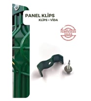 Klips Bağlantı Aparatı 20 Adet (Vida Dahil) (Y.Yeşil)