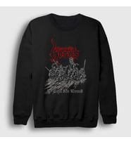 Presmono Unisex Siyah A Call To Arms Gospel Of The Horns Sweatshirt 426723tt