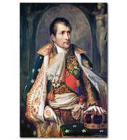 Cakatablo Napoleon Bonaparte Tahtta Tacı İle MDF Tablo