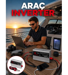 1500W Yüksek Güç Çıkışlı Araç Inverter