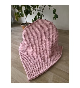 Alize Puffy El Örmesi 85×85 cm Yumuşacık Bebek Battaniyesi – El Emeği, Sıca