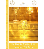 #LedLamba Hediyelik Dekoratif Modern Masaüstü Ekonomik Estetik Tasarım Abajur Led Lamba 12’li Kutu