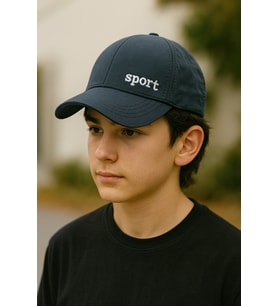 7-12 YAŞ SPORT DESENLİ MİKROSOFT COCUK SAPKA