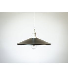 RİOLİGHT RETRO22,RUSTİK MUTFAK,ODA,KOLİDOR,CAFELER İÇİN TEKLİ E27 DUYLU METAL SARKIT AVİZE ÇAP:38CM (Siyah)