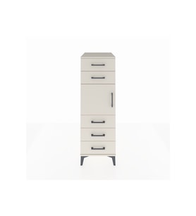Kronos Dolap Tek Raflı 5 Çekmeceli Tek Kapaklı 44x59x134 Aytaşı-Aytaşı