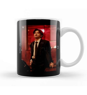 Bts V Dark Theme Kupa Bardak Porselen