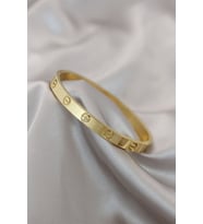 Çelik Gold Renk Bileklik - TJ-BB4117