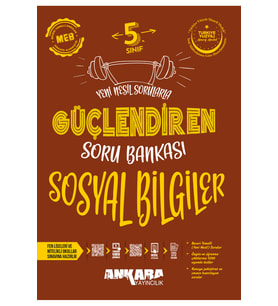 kitabın başkenti ankara yayıncılık 2025-2026 Müfredat Ankara Yayıncılık 5. Sınıf Güçlendiren Sosyal Bilgiler Soru Bankası (Çok Renkli)