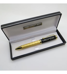 Signator® M574 Gold Siyah Tükenmez Kalem  İsme Özel Kalem  Hediyelik Kalem (Karışık)