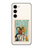 Samsung Galaxy S23 Uyumlu Lionel Messi Desenli Şeffaf Telefon Kılıfı
